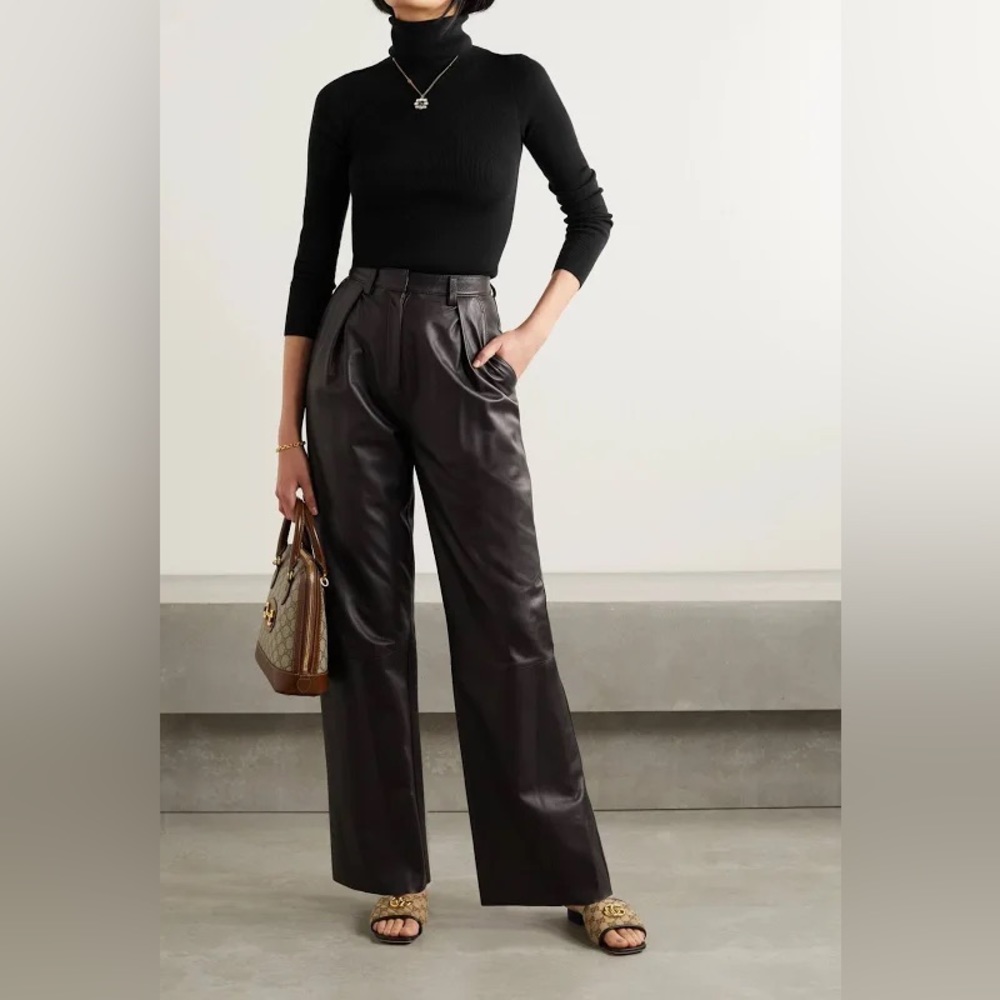 NWT Gucci XL Cashmere fine rib black turtleneck sweater - Picture 3 of 16